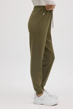 Pantalón jogger fluido verde