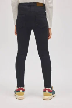 Pantalón niña vaquero pitillo negro