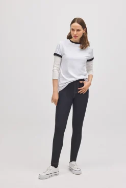 Pantalón vaquero elástico skinny negro