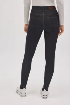 Pantalón vaquero elástico skinny negro