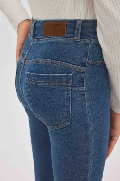 Pantalones niña vaqueros flare