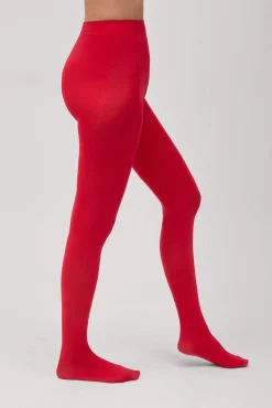 Panty básico 70 denier rojo