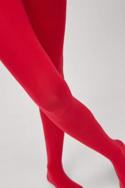 Panty básico 70 denier rojo