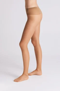Panty cintura baja 20 denier bronce