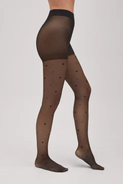 Panty estampado corazones 20 denier
