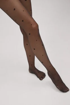 Panty estampado corazones 20 denier