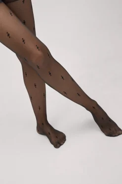 Panty estampado geométrico 20 denier