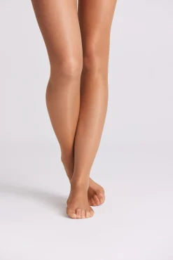 Panty puntera invisible 15 denier bronce