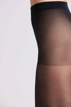 Panty puntera invisible 20 denier negro