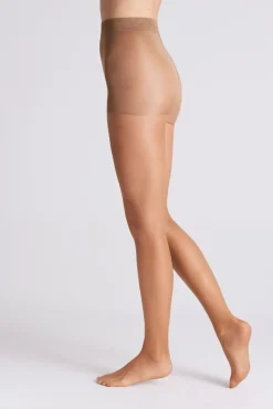 Panty reductor 10 denier marrón