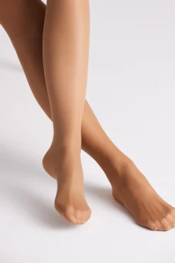 Panty sin costuras 40 denier bronce