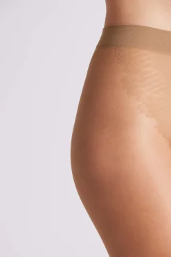 Panty sin costuras 20 denier bronce