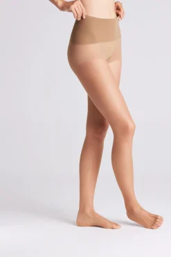 Panty sin costuras 15 denier bronce