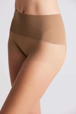 Panty sin costuras 15 denier bronce