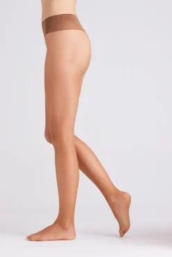 Panty talle bajo 10 denier café