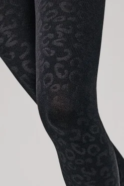 Panty térmico estampado leopardo 140 denier