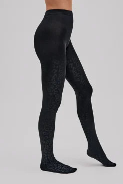 Panty térmico estampado leopardo 140 denier