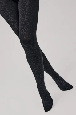 Panty térmico estampado leopardo 140 denier