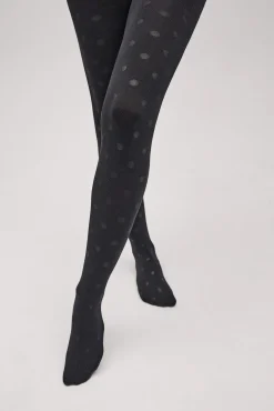 Panty térmico estampado lunares 140 denier