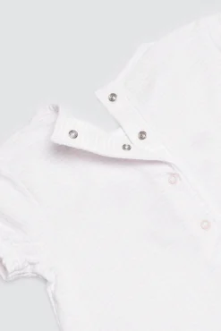 Pelele bebé corto Ocean Tales rosa