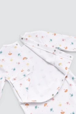 Pelele bebé manga larga estampado Rain