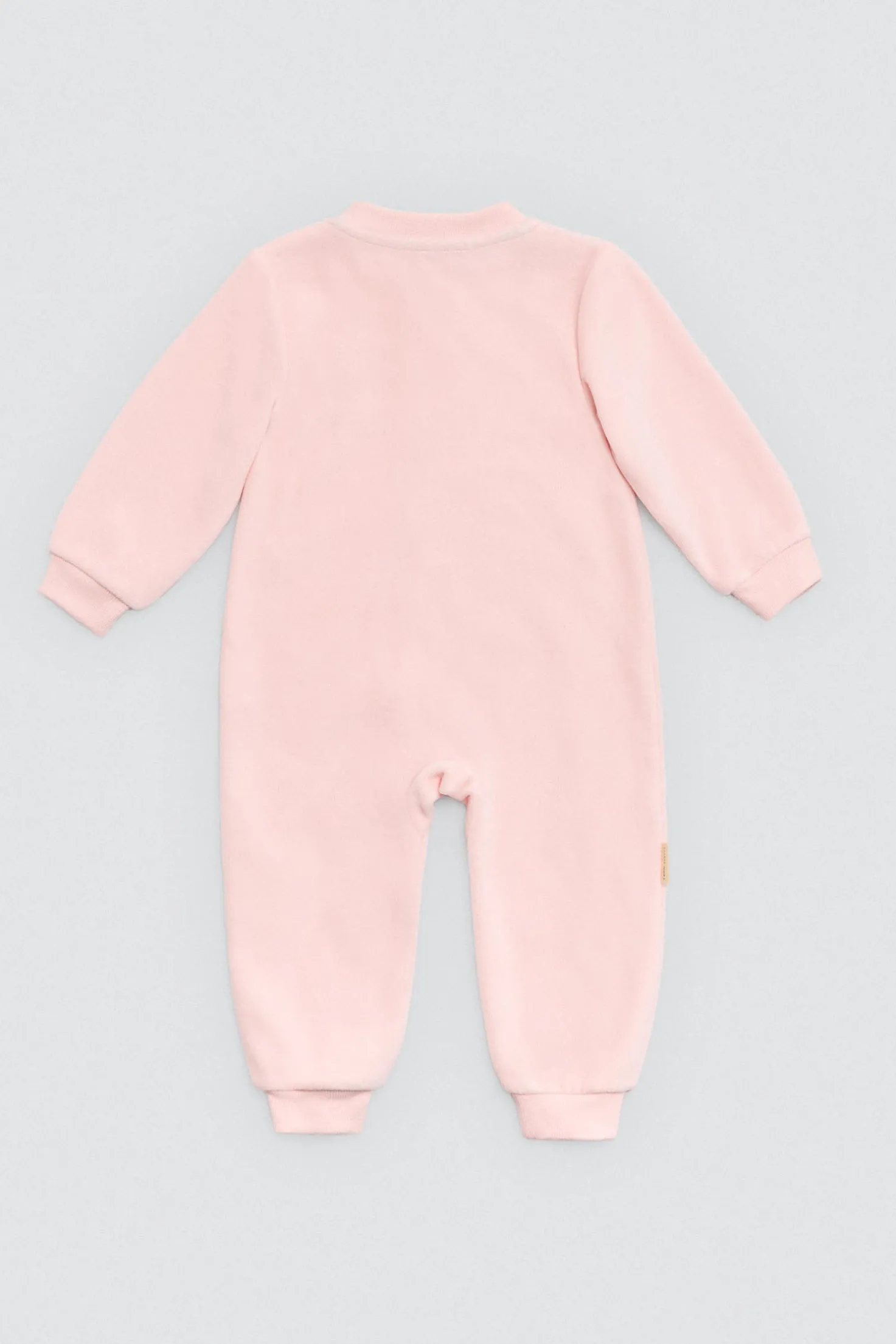 Pelele bebé manga larga rosa Hello world