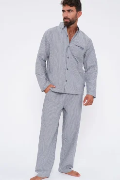 Pijama hombre camisero popelina | MUYDEMI