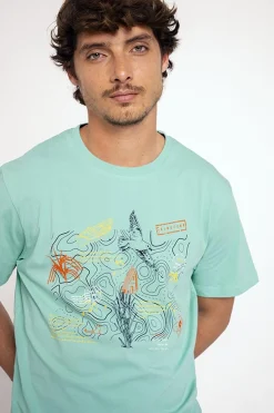 Pijama hombre corto algodón camiseta gráfica | MUYDEMI