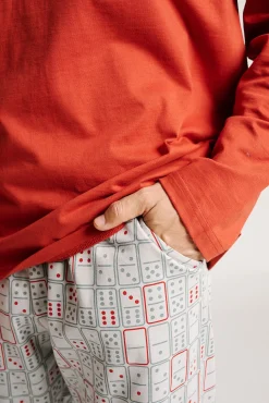 Pijama hombre estampado dominó | MUYDEMI