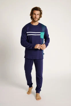Pijama hombre estampado líneas | MUYDEMI
