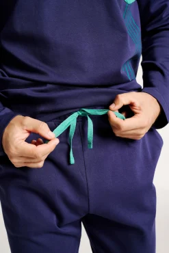 Pijama hombre estampado líneas | MUYDEMI