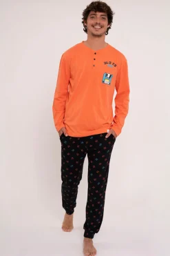 Pijama hombre largo algodón Old es Cool | MUYDEMI