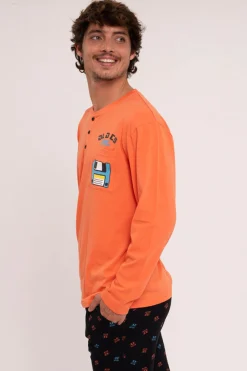 Pijama hombre largo algodón Old es Cool | MUYDEMI