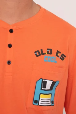 Pijama hombre largo algodón Old es Cool | MUYDEMI