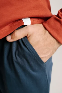 Pijama hombre largo algodón Regret Nothing | MUYDEMI