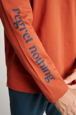 Pijama hombre largo algodón Regret Nothing | MUYDEMI