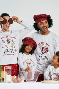 Pijama hombre largo algodón estampado Chef | MUYDEMI