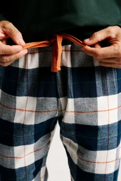 Pijama hombre largo estampado cuadros | MUYDEMI