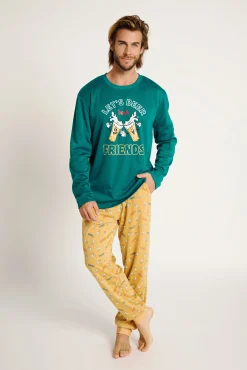 Pijama hombre largo Let's beer friends | MUYDEMI