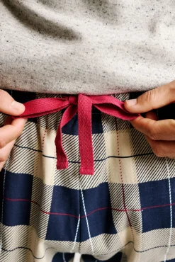 Pijama hombre largo pantalón cuadros Explorer | MUYDEMI