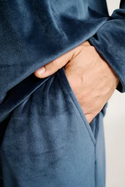 Pijama hombre terciopelo Regret nothing | MUYDEMI