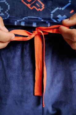 Pijama hombre terciopelo estampado Gamer | MUYDEMI