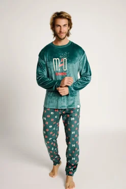 Pijama hombre terciopelo Mio amore | MUYDEMI