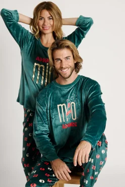 Pijama hombre terciopelo Mio amore | MUYDEMI