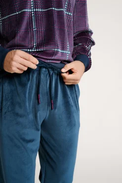 Pijama hombre terciopelo cuadros | MUYDEMI