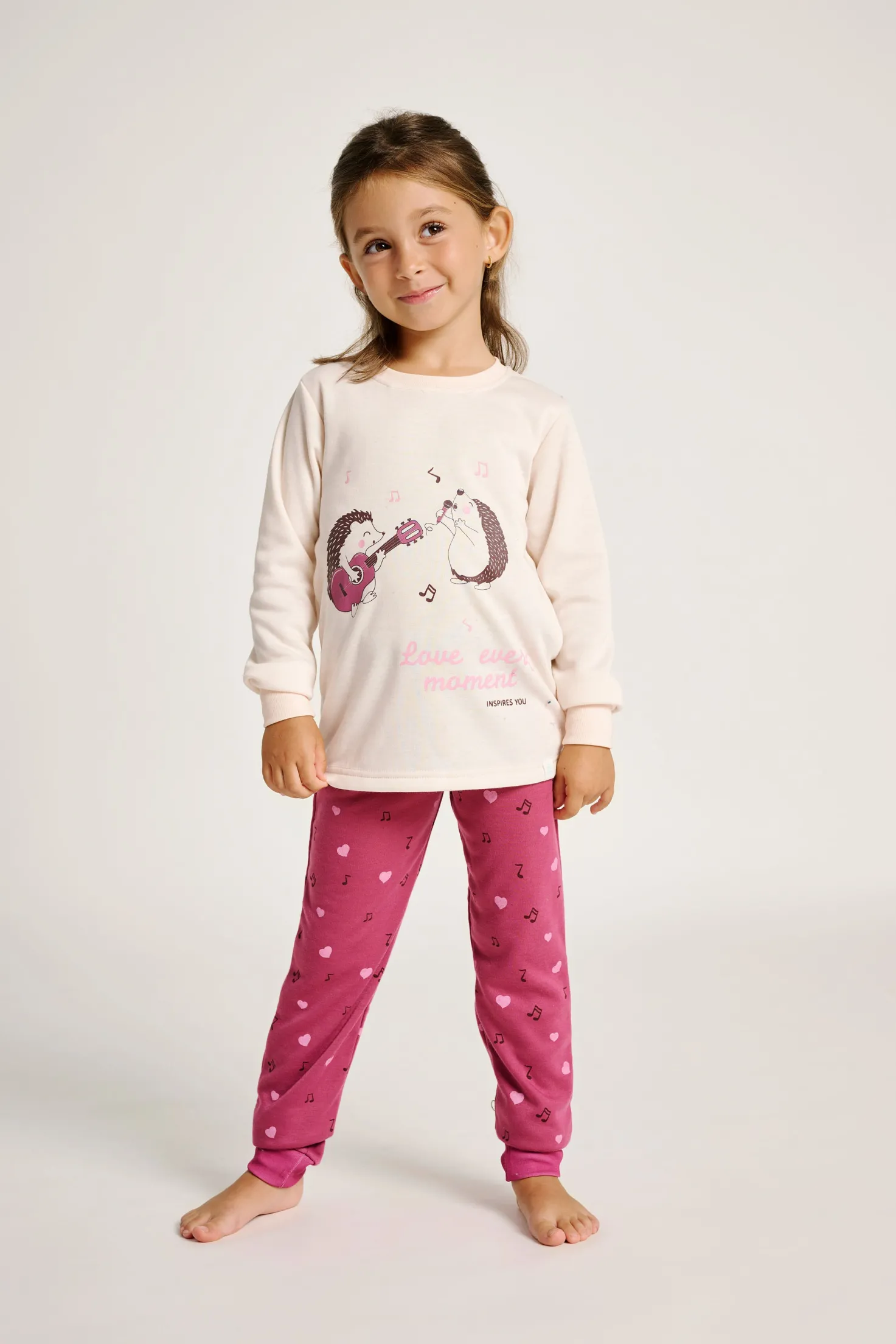 Pijama infantil 2-8 años estampado erizos | MUYDEMI
