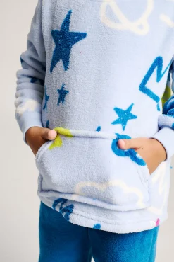 Pijama infantil 2-8 años estampado azul | MUYDEMI
