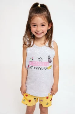 Pijama infantil tirantes algodón Fruits | MUYDEMI