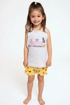 Pijama infantil tirantes algodón Fruits | MUYDEMI
