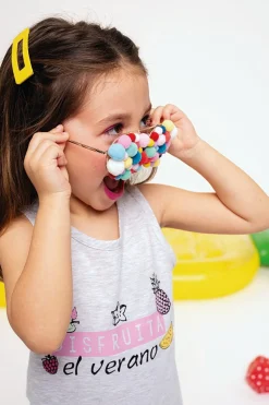 Pijama infantil tirantes algodón Fruits | MUYDEMI